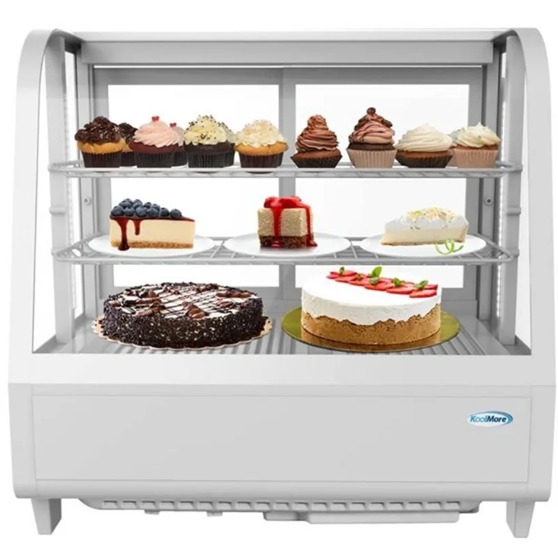 Koolmore 27-in 3.6 ft³ Countertop Display Refrigerator - White