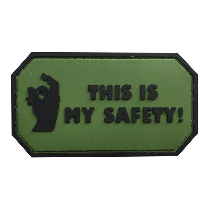 WARAGOD This is my Safety našivak PVC, zeleni