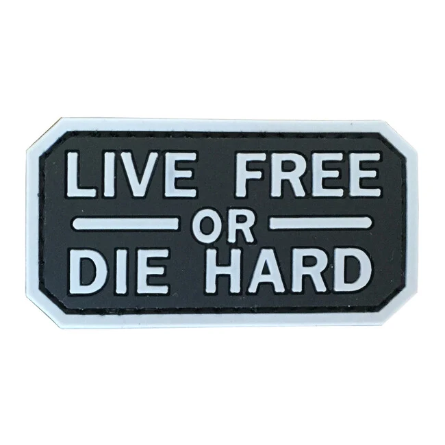 WARAGOD Live Free PVC našivak