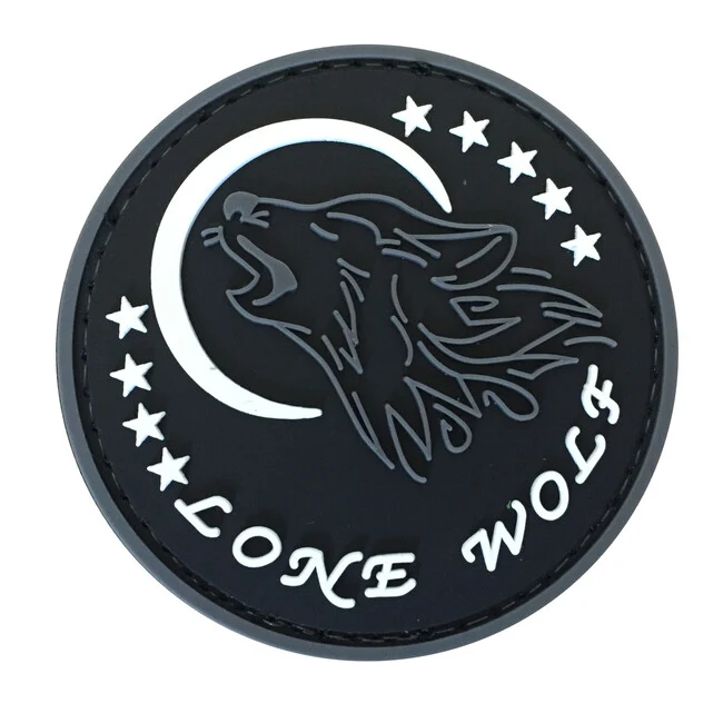 WARAGOD Lone wolf PVC našivak
