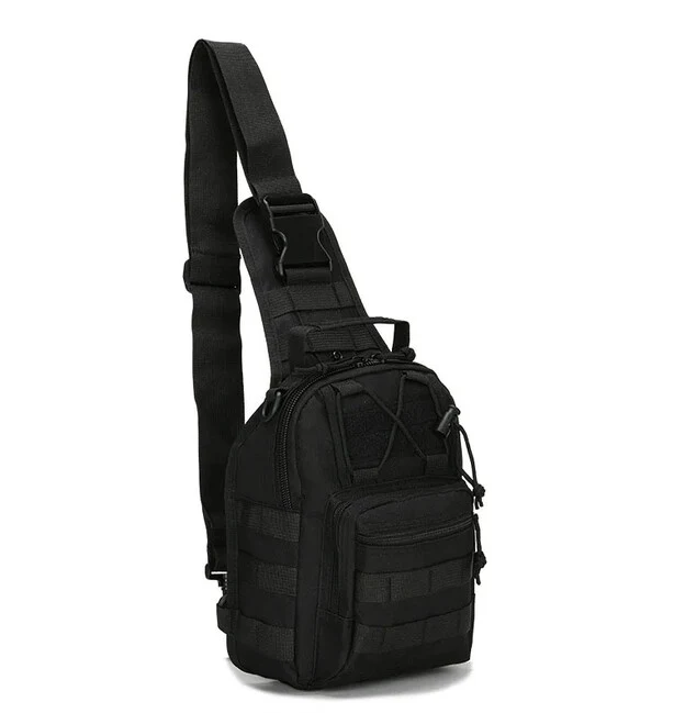 DRAGOWA Crossbody torba, crna