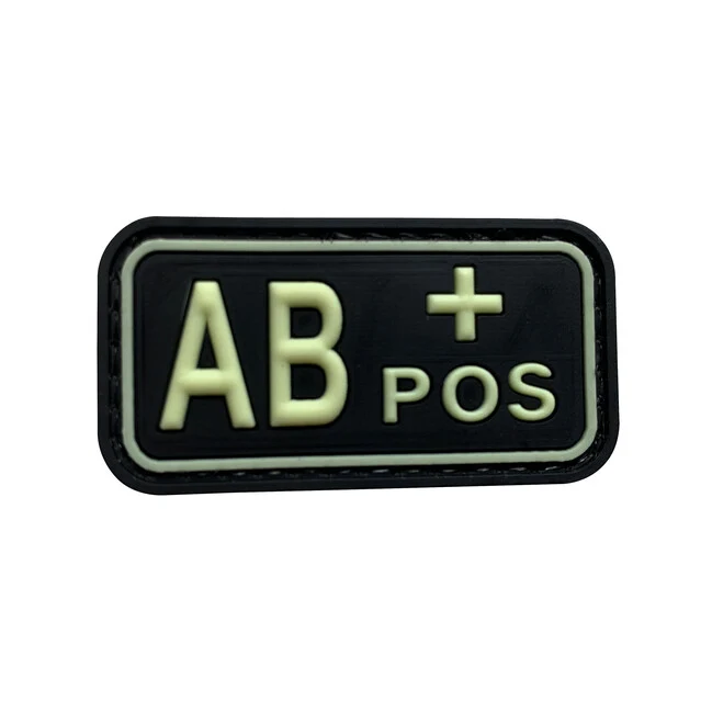 WARAGOD AB POS našivak PVC Patch Glow in the Dark
