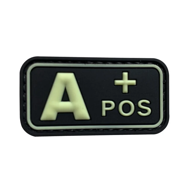 WARAGOD A POS našivak PVC Patch Glow in the Dark