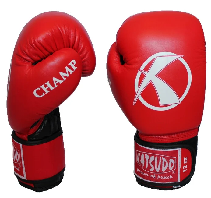 Katsudo Champion IV box rukavice, crvene 10oz
