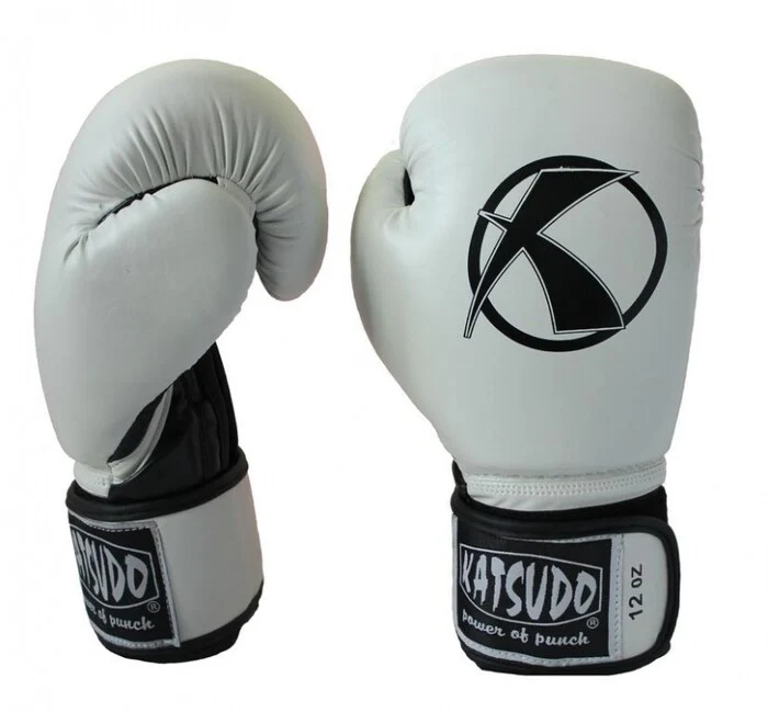 Katsudo Punch II bokserske rukavice, bijele 8OZ