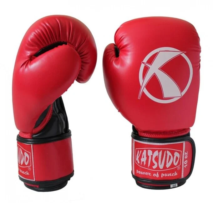 Katsudo Punch II bokserske rukavice, crvene 14OZ