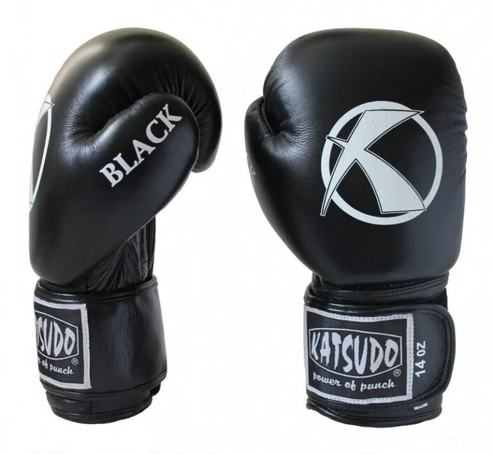 Katsudo Power box rukavice, crne 14OZ