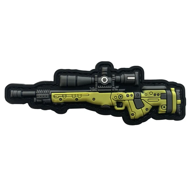 WARAGOD AWM 3D GUN našivak 10.3x3.5cm