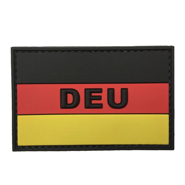 WARAGOD 3D DEU-Njemačka našivak 8x5cm