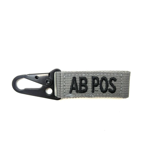 WARAGOD karabiner krvna grupa AB+ pozitivna, sivi