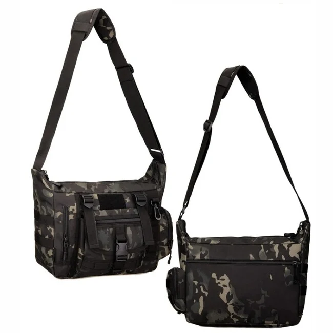 DRAGOWA Tactical Shrapnel taktička torba na rame, CP black