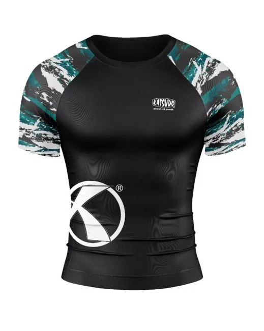 Katsudo Virago funkcionalna majica s kratkim rukavom, camo L