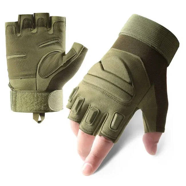 DRAGOWA TACTICAL Yankee kratke taktičke rukavice, zelene M
