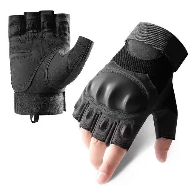 DRAGOWA TACTICAL Alfa short rukavice taktičke, crne L