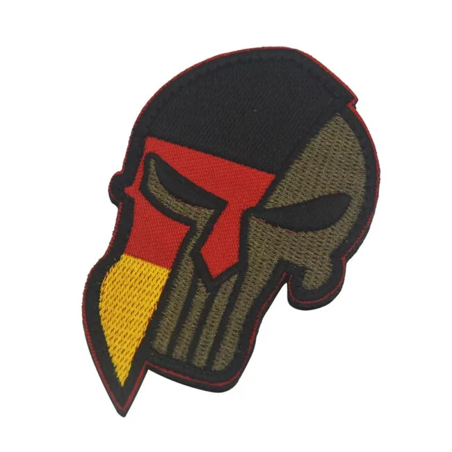WARAGOD Punisher vezeni našivak, Njemačka