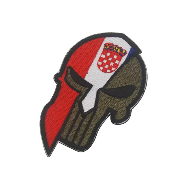 WARAGOD Punisher vezeni našivak, Hrvatska