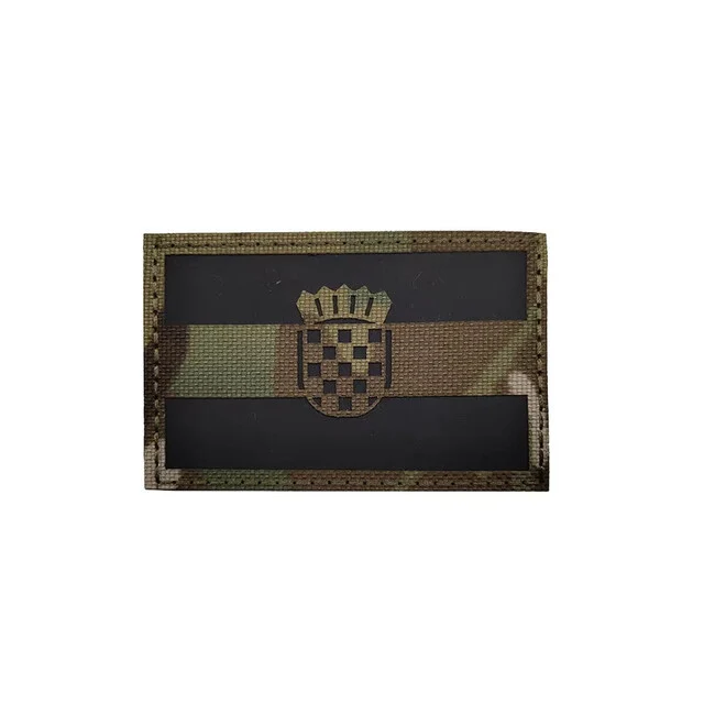 WARAGOD CP Camo našivak sa zastavom zemlje, Hrvatska