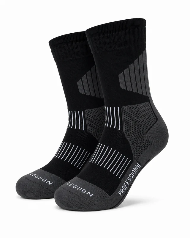 Leguon Solux PRO 3-Season čarape, crne 39-41