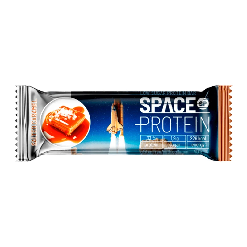 BARRA PROTEINA CLASSIC 50 G,SPACE PROTEIN SALTED CARAMEL