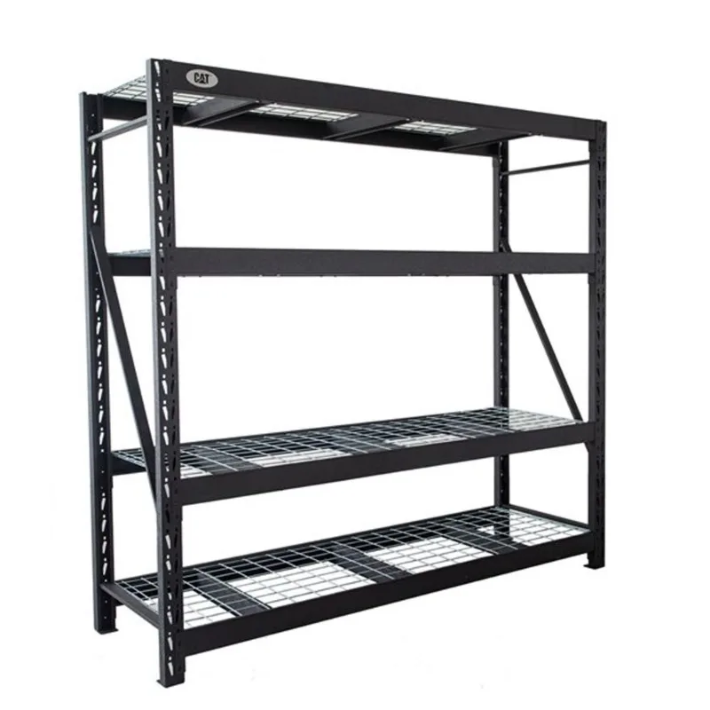 CAT 24-in x 72-in x 72-in Steel Industrial 4-Tier Free-Standing Shelving Unit