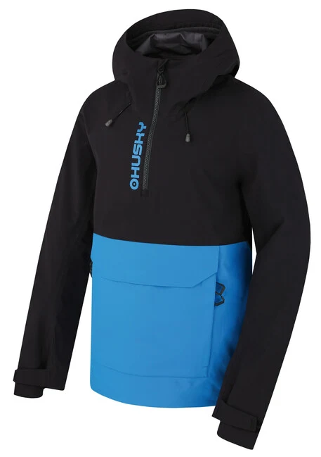 HUSKY Nabbi M outdoor jakna muška, crna/neonovo plava M