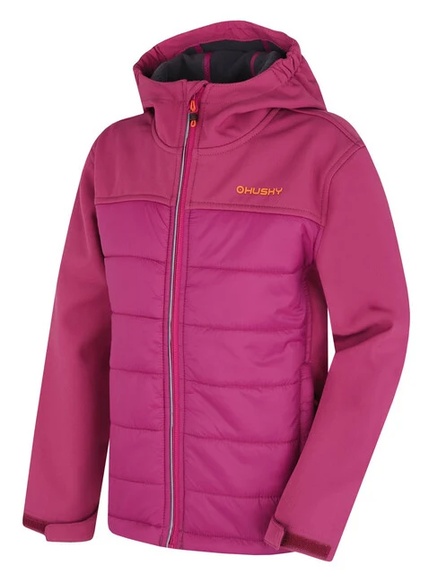 HUSKY Swany K punjena jakna dječja softshell, tamno magenta 112