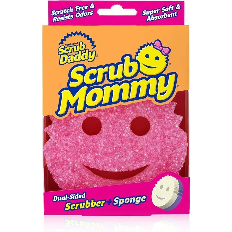 Scrub Daddy Scrub Mommy Esponja Multi Uso Rosa - 1 Unidade