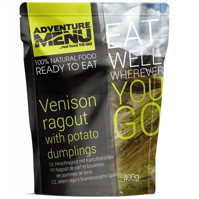 Adventure Menu Jelenji ragu s krumpirovim okruglicama 400g