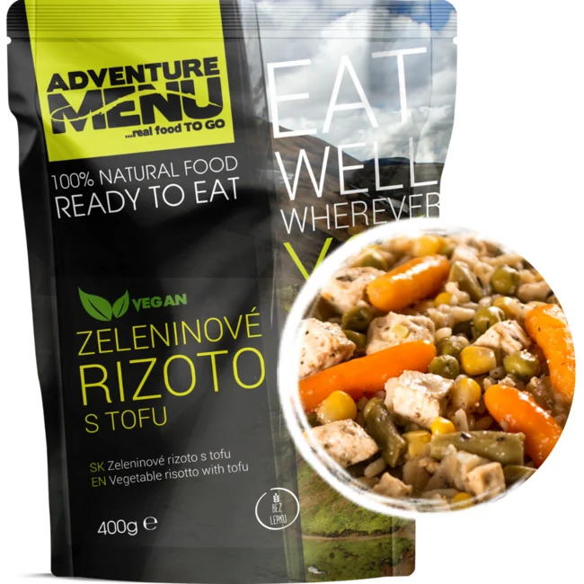 Adventure menu Povrtni rižoto s tofuom, 400g