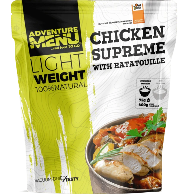 Adventure menu Piletina supreme s ratatouilleom, 400g