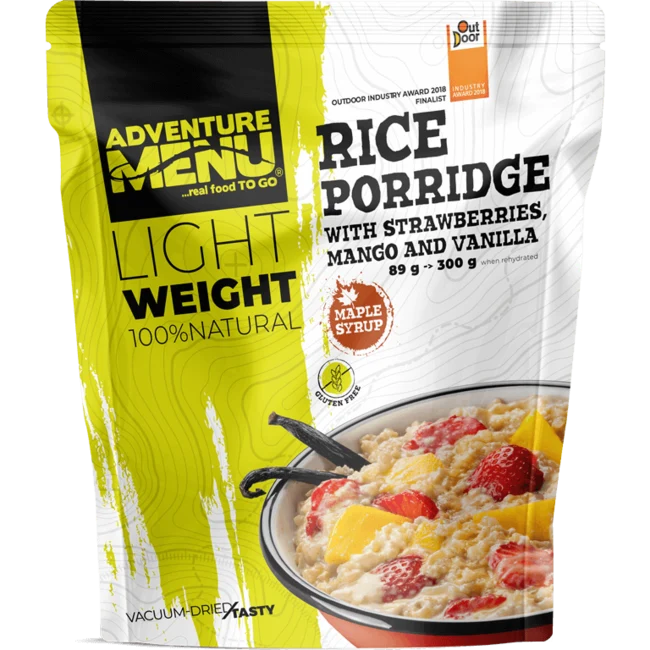Adventure menu Rižina kaša s jagodama, mangom i vanilijom, 300g