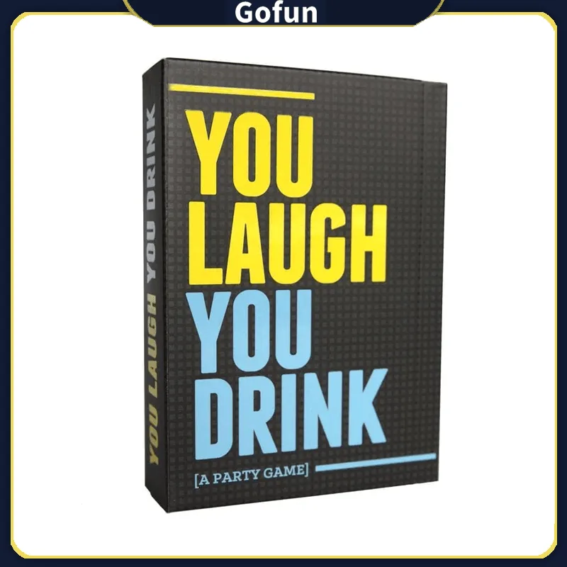 Jogo De Bebida You Laugh You Drink Para Mais De 3 Jogadores - 21 Anos Ou Mais