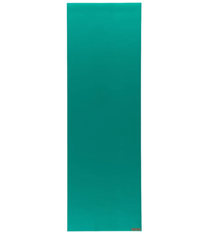 Jade Yoga Travel Long Natural Rubber Yoga Mat 74" 3mm Teal