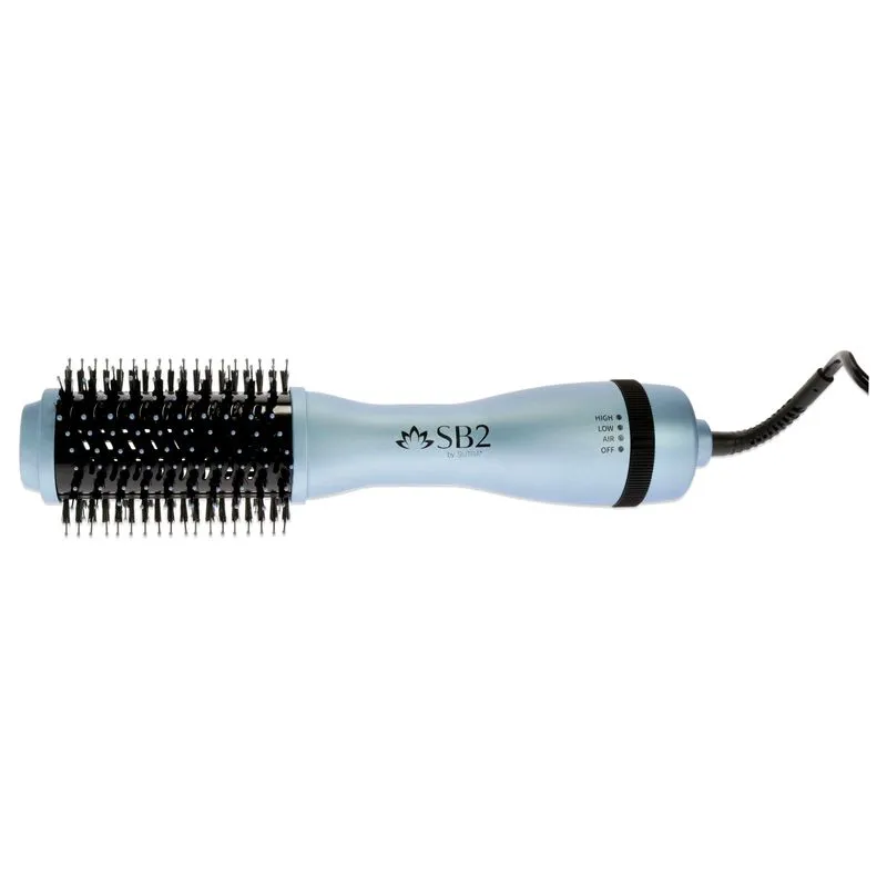 Escova Blowout Profissional - Sutra Azul Bebê Metálico 2 Polegadas