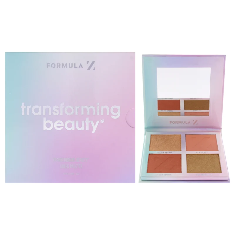 Formula Z Transforming Beauty Cheek Palette by Formula Z for Women - 0.56 oz Makeup 0.56 oz