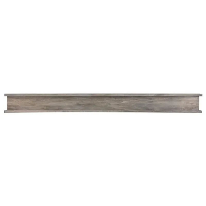 Dogberry Cottage Fireplace Mantel 72 x 6 x 5.5-in - Grey Ash