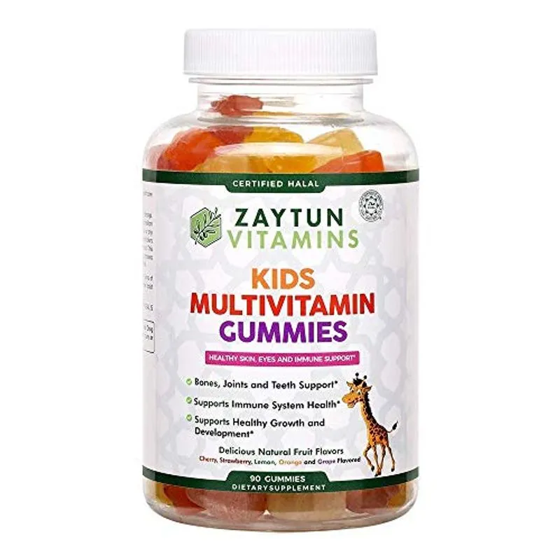 Zaytun Halal Vitaminas Para Crianças Gambácias Multivitamínicas, Natur