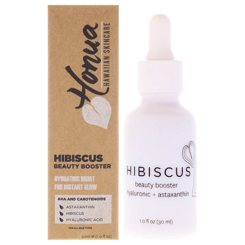 Honua Hawaiian Skincare Hibiscus Beauty Booster by Honua Hawaiian Skincare for Unisex - 1 oz Booster 1 oz