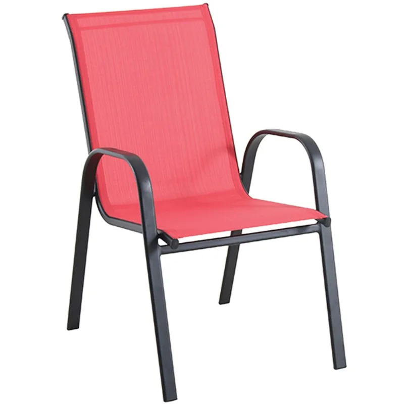 VALU+ Red Steel Stackable Chair