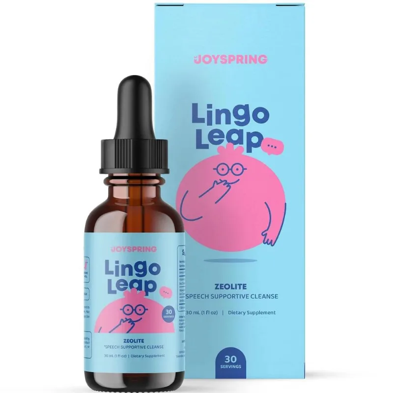 JoySpring Lingo Leap Zeolite 30ml Suplemento Infantil con B12 y D3