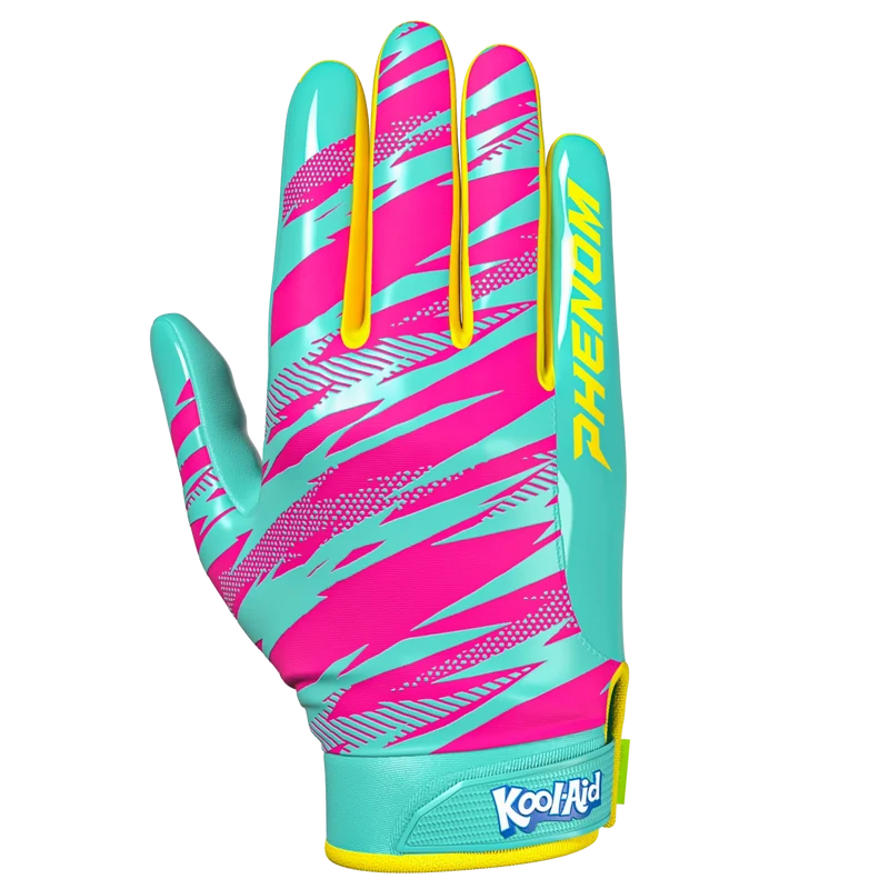 Phenom Elite Youth VPS4 Football Gloves Kool-Aid Sharkleberry Fin / YS