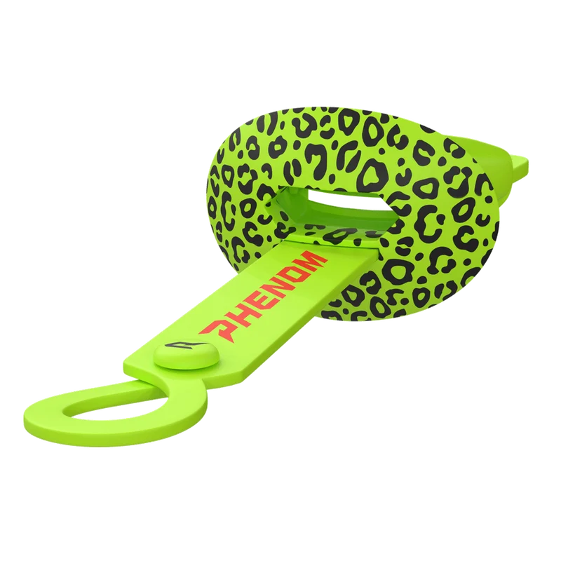 Phenom Elite Adult HexaFlow 4.0 SnapPlate Football Mouthguard Slime Leopard
