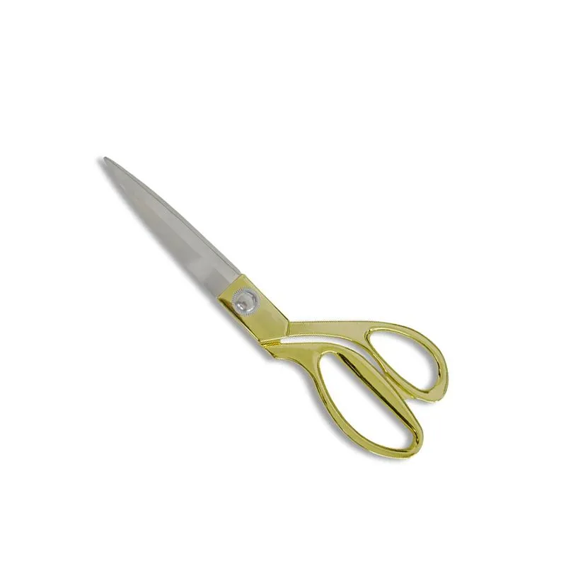 Tesoura Inox Forjada Alfaiate Dourado