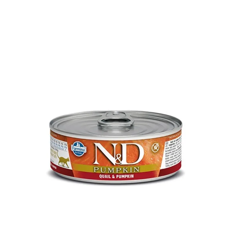 Farmina n&d pumpkinain free gatto quaglia e zucca Farmina n&d pumpkin grain free gatto quaglia e zucca 70 gr