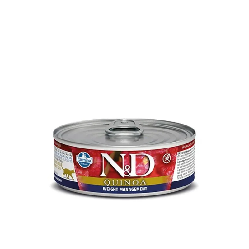 Farmina n&d quinoa gatto weight management 80 gr