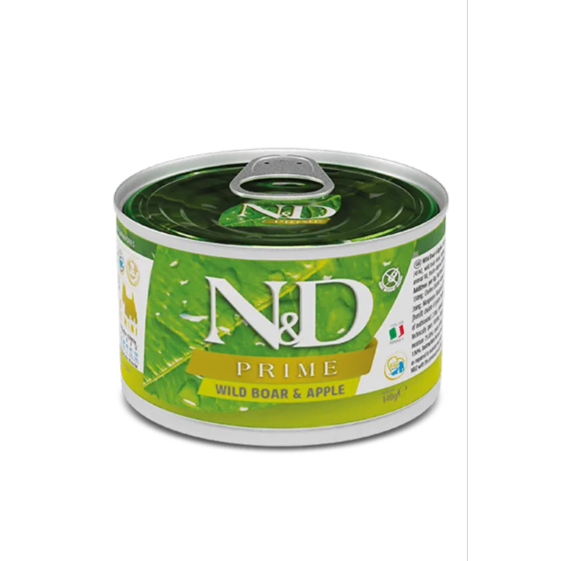 Farmina n&d prime adult mini cinghiale e mela 140 gr