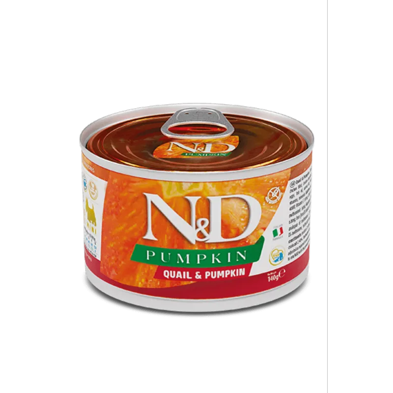 Farmina n&d pumpkin adult mini quaglia e zucca 140 gr