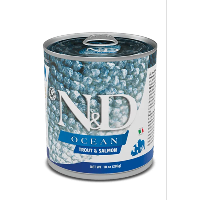 Farmina n&d ocean adult trota e salmone 285 gr