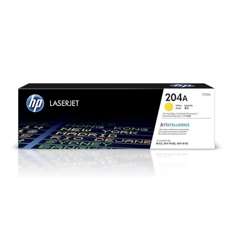 Toner Hp Cf512a 204a Amarelo M180nw M-180nw M180 Original 1k