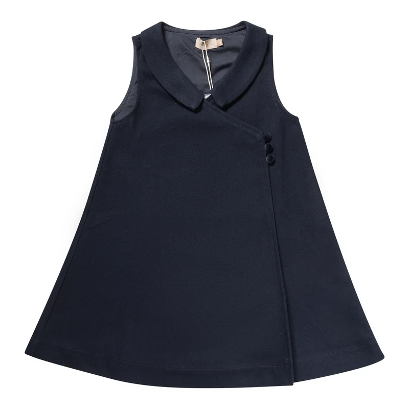 NUMU NAVY WOOL WRAP JUMPER 6
